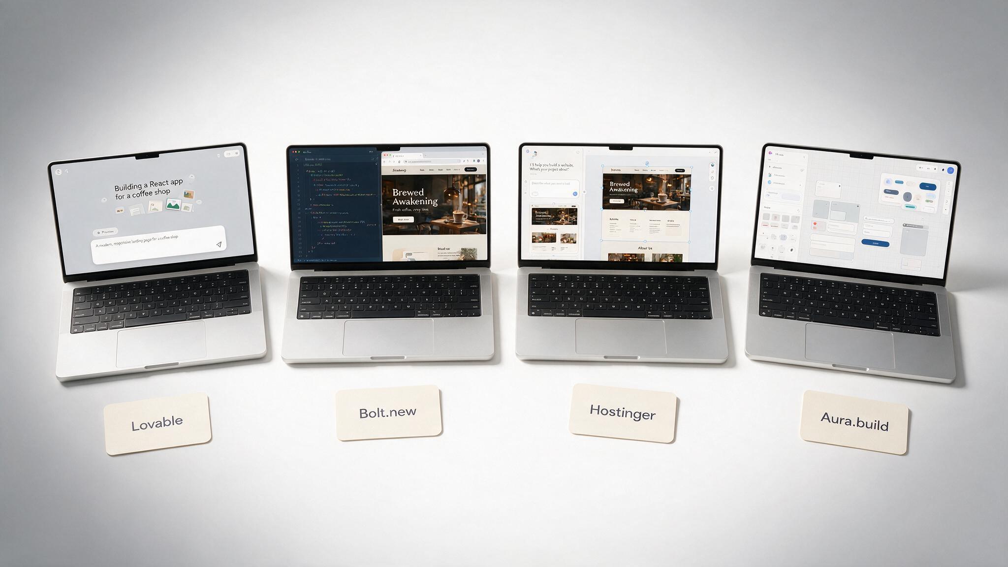 AI Website Builders: Lovable, Bolt, or Hostinger in 2026?